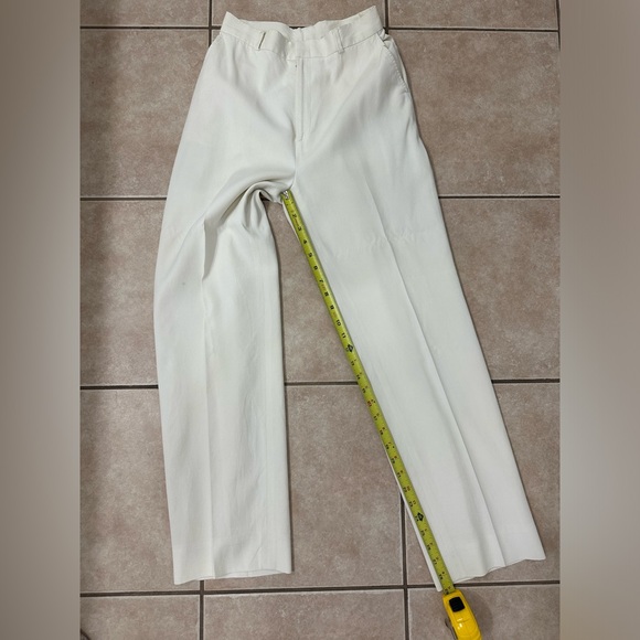 ILGWU USA•Ladies' Garment Workers' Union•Vintage Off white Slacks size 2-4 /26” - Picture 1 of 10